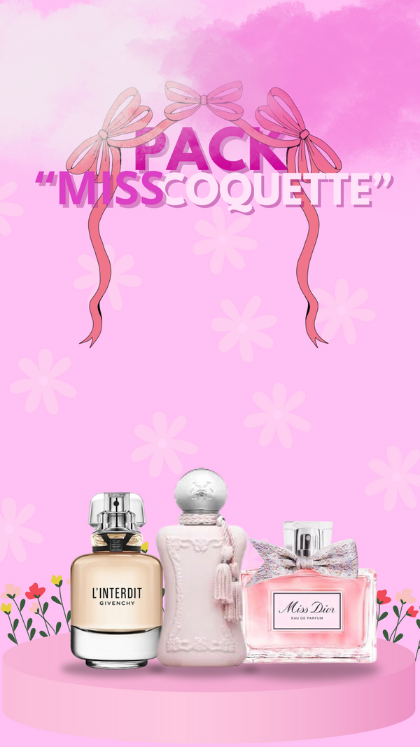 Pack "Miss Coquette" Parfums de Marly / Christian Dior / Givenchy
